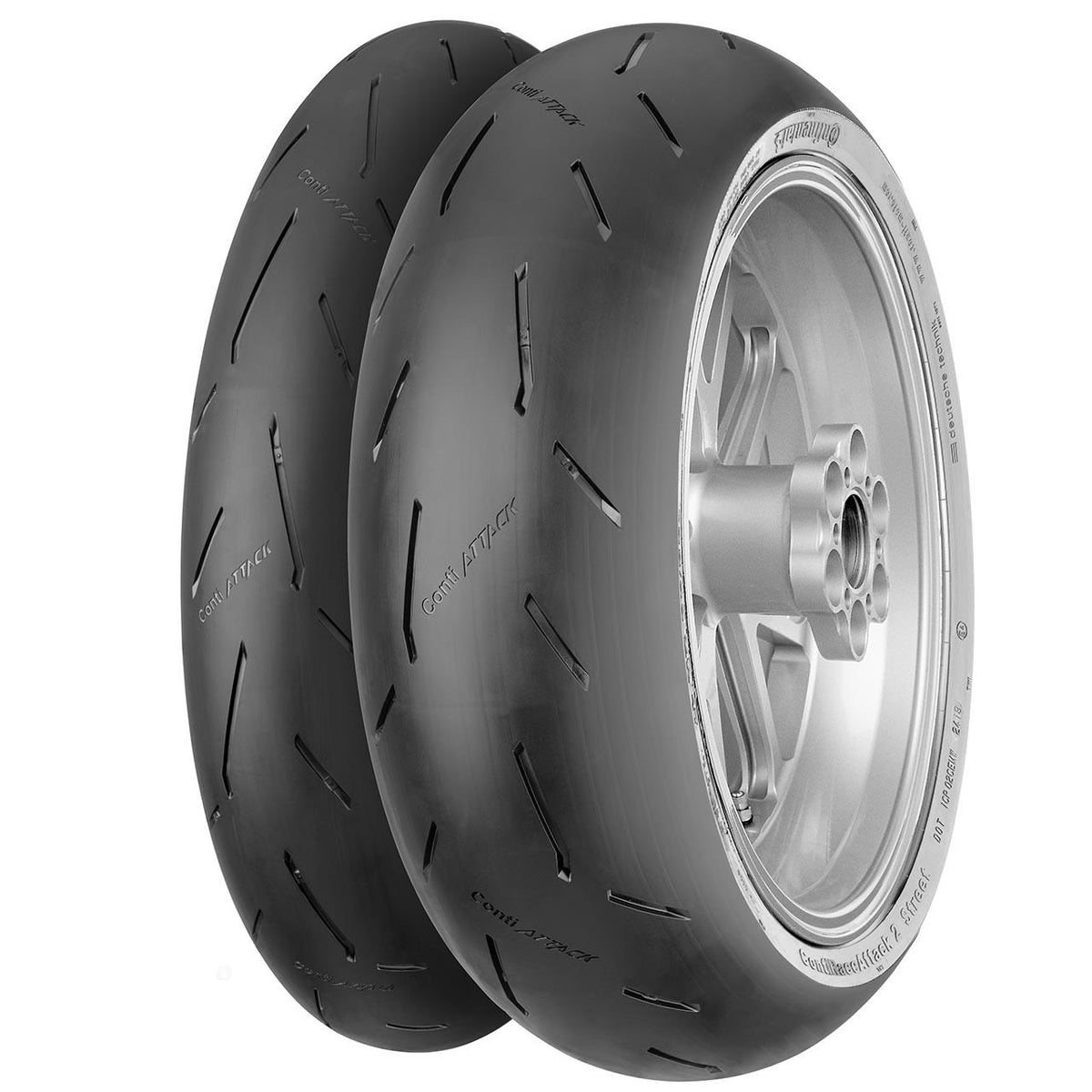 CONTINENTAL CONTIRACEATTACK 2 STREET FRONT 120/70 R17 58W TL MOTO HYPERSPORT