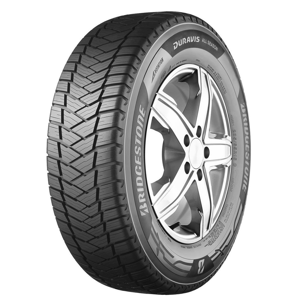 BRIDGESTONE DURAVIS ALL SEASON 195/60 R16 99/97H TL M+S 3PMSF VEICOLI COMMERCIALI LEGGERI 4 STAGIONI