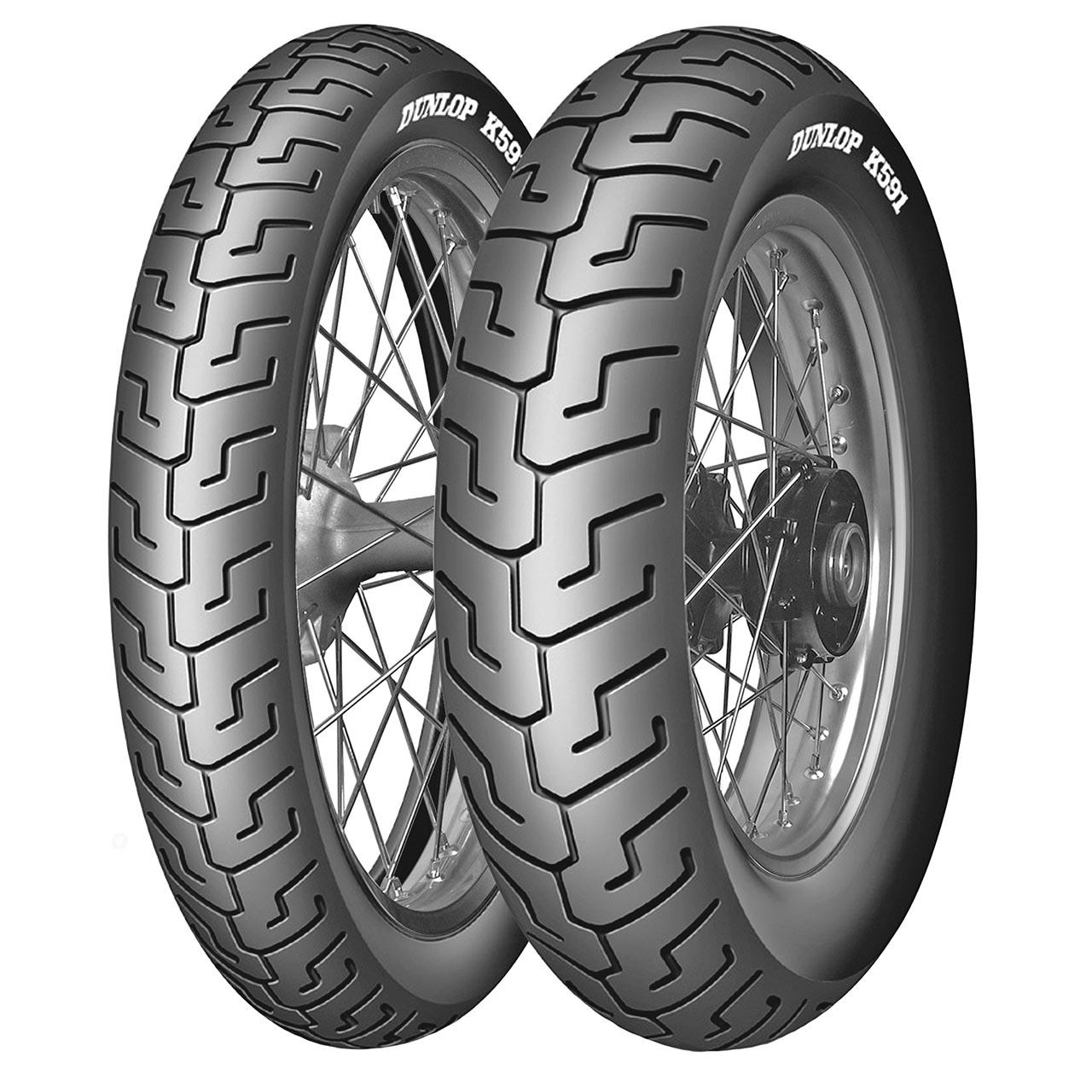 DUNLOP K 591 HARLEY DAVIDSON FRONT 100/90 -19 51V TL MOTO TOURING