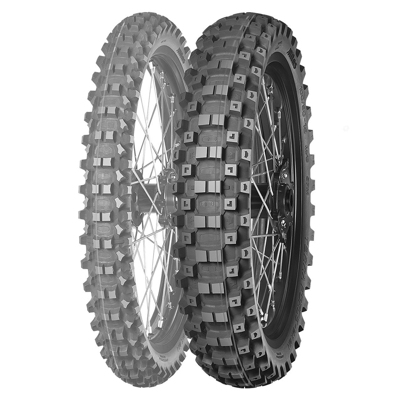 MITAS TERRA FORCE MX MH RED GREEN FRONT NHS 60/100 -14 29M TT MOTO CROSS