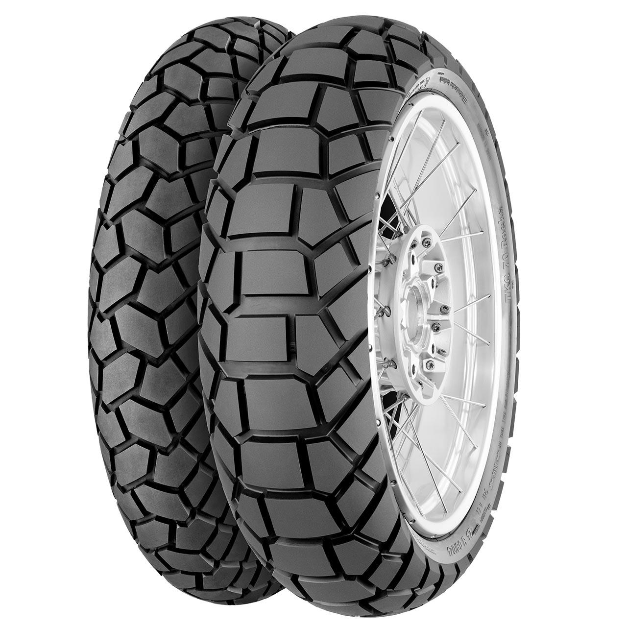 CONTINENTAL TKC 70 ROCKS REAR 170/60 R17 72S TL M+S MOTO ADVENTURE